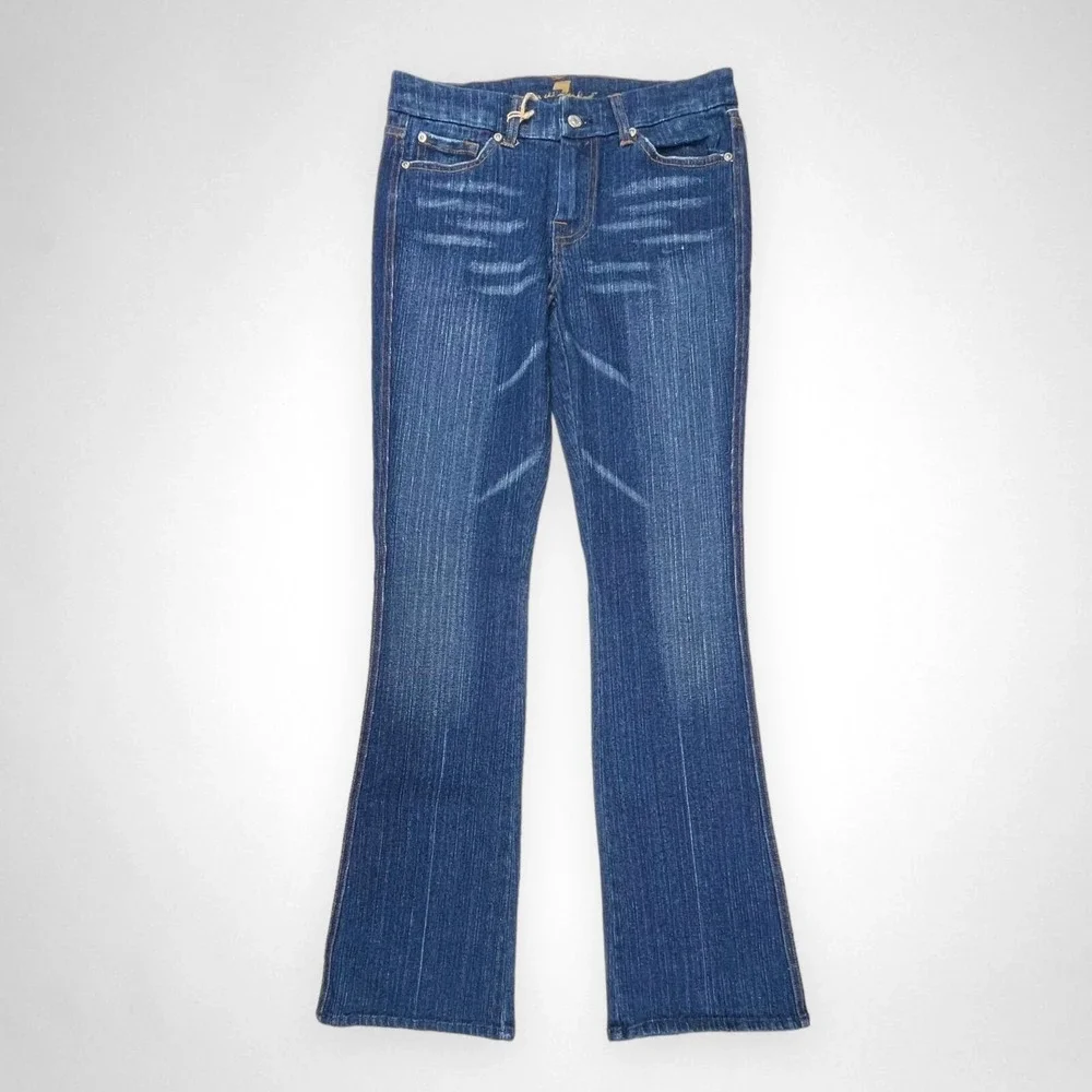 NWT 7 FOR ALL MANKIND 27 Wide Leg Jeans